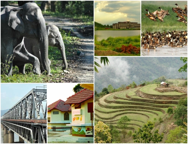 development of tourism in assam